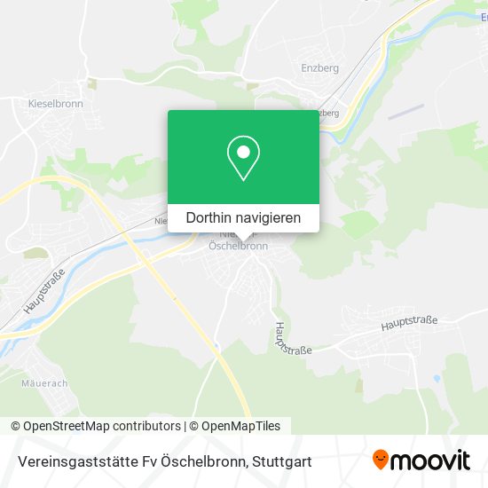 Vereinsgaststätte Fv Öschelbronn Karte