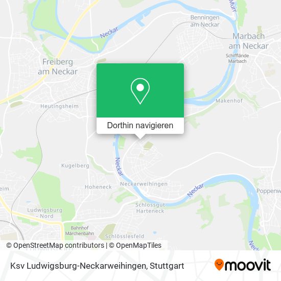 Ksv Ludwigsburg-Neckarweihingen Karte