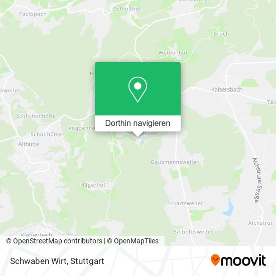 Schwaben Wirt Karte