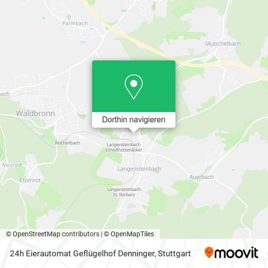 24h Eierautomat Geflügelhof Denninger Karte