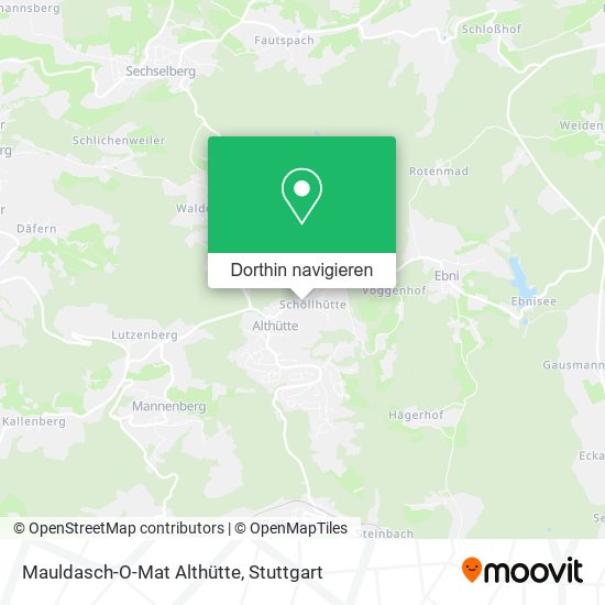 Mauldasch-O-Mat Althütte Karte