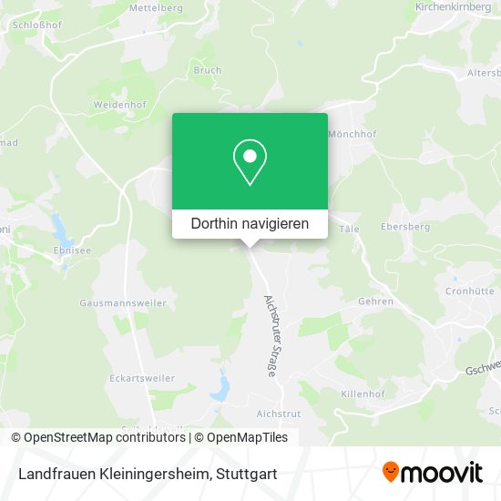 Landfrauen Kleiningersheim Karte