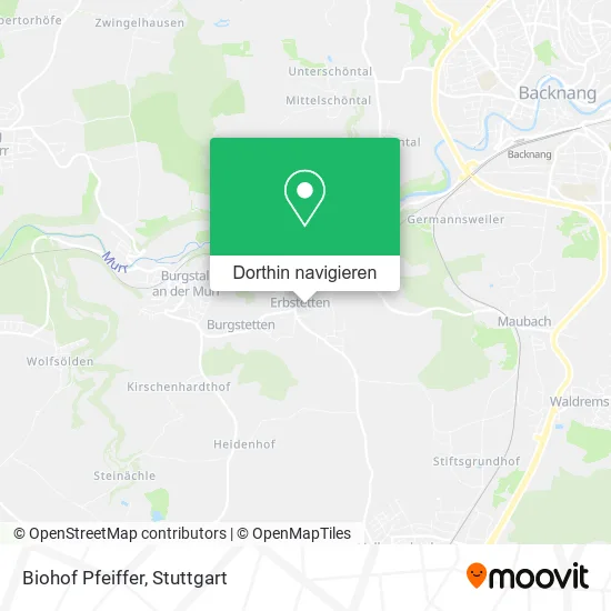 Biohof Pfeiffer Karte