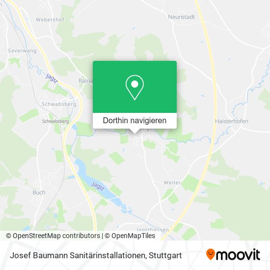 Josef Baumann Sanitärinstallationen Karte