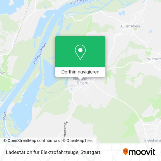 Ladestation für Elektrofahrzeuge Karte