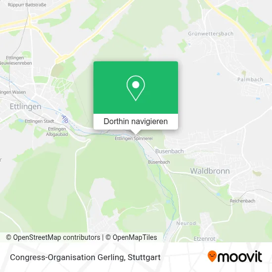 Congress-Organisation Gerling Karte