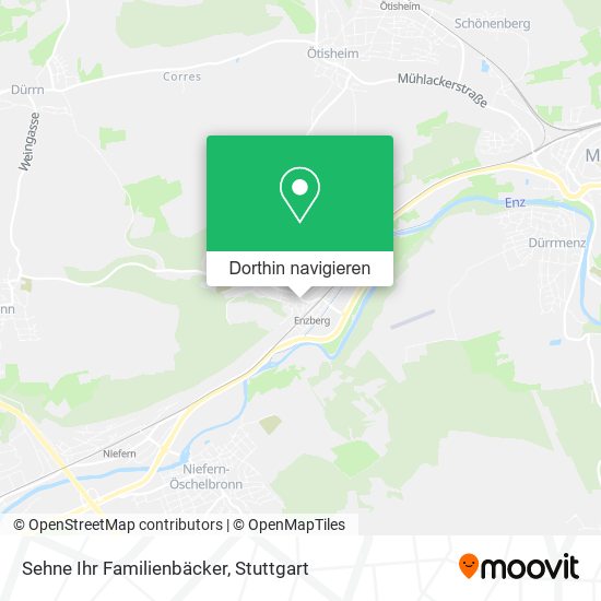 Sehne Ihr Familienbäcker Karte