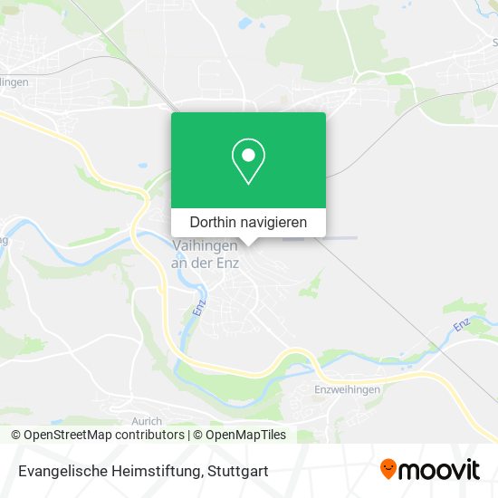 Evangelische Heimstiftung Karte