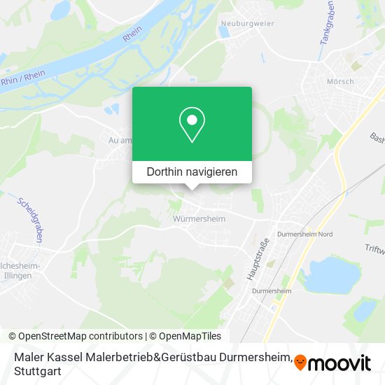Maler Kassel Malerbetrieb&Gerüstbau Durmersheim Karte
