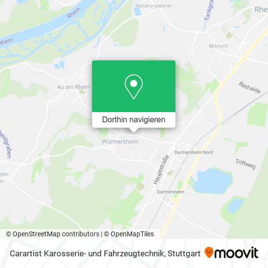 Carartist Karosserie- und Fahrzeugtechnik Karte
