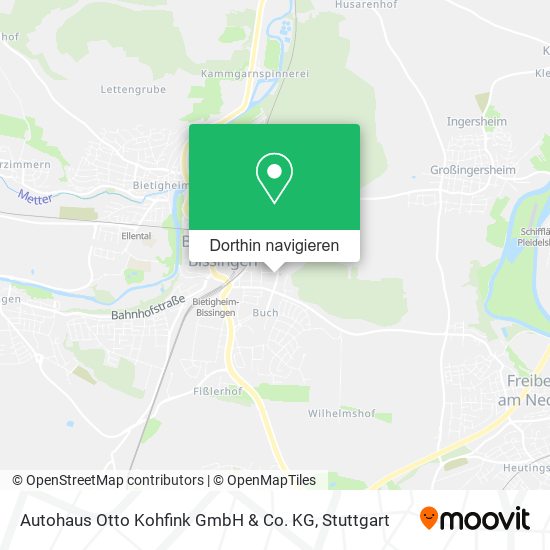 Autohaus Otto Kohfink GmbH & Co. KG Karte