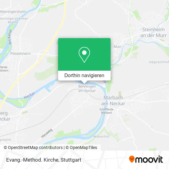 Evang.-Method. Kirche Karte