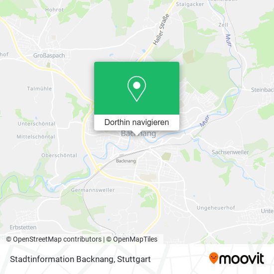 Stadtinformation Backnang Karte