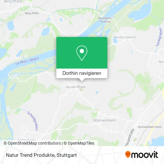 Natur Trend Produkte Karte