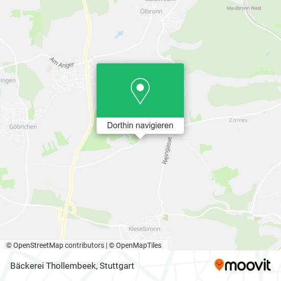 Bäckerei Thollembeek Karte