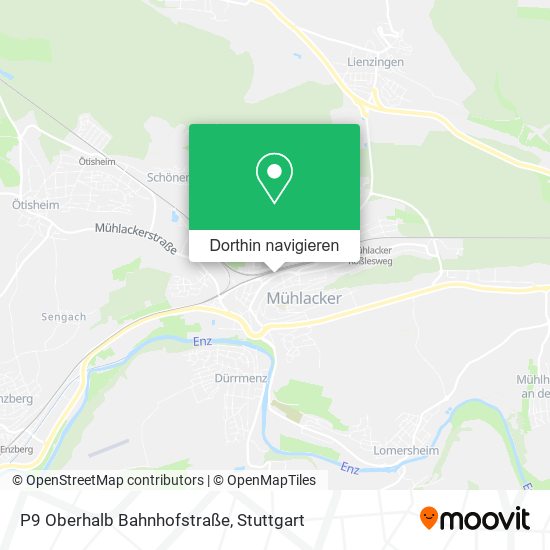 P9 Oberhalb Bahnhofstraße Karte