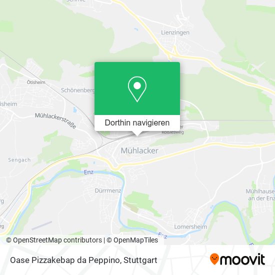 Oase Pizzakebap da Peppino Karte