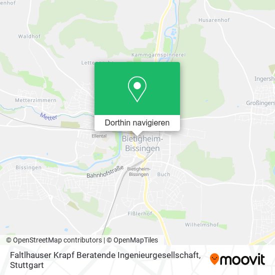 Faltlhauser Krapf Beratende Ingenieurgesellschaft Karte