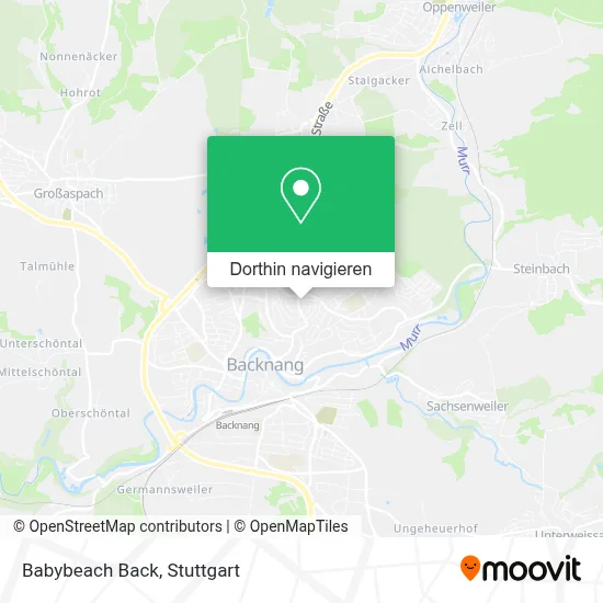 Babybeach Back Karte