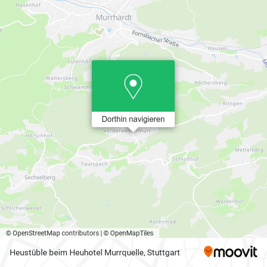 Heustüble beim Heuhotel Murrquelle Karte