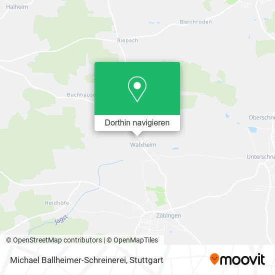 Michael Ballheimer-Schreinerei Karte