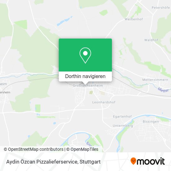 Aydin Özcan Pizzalieferservice Karte