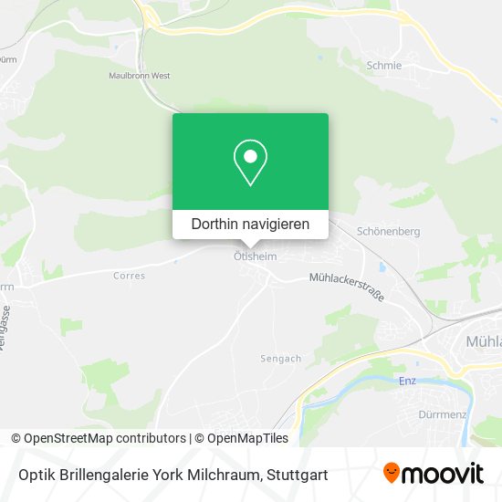 Optik Brillengalerie York Milchraum Karte
