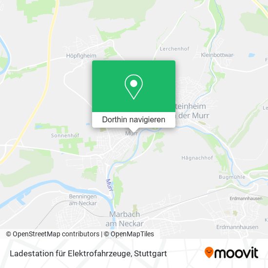 Ladestation für Elektrofahrzeuge Karte
