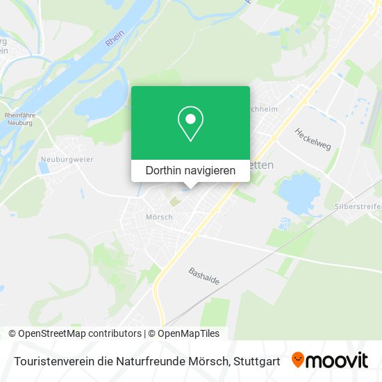 Touristenverein die Naturfreunde Mörsch Karte
