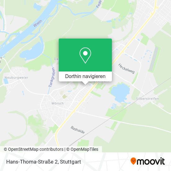 Hans-Thoma-Straße 2 Karte