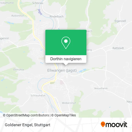 Goldener Engel Karte