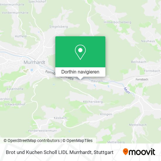 Brot und Kuchen Scholl LIDL Murrhardt Karte