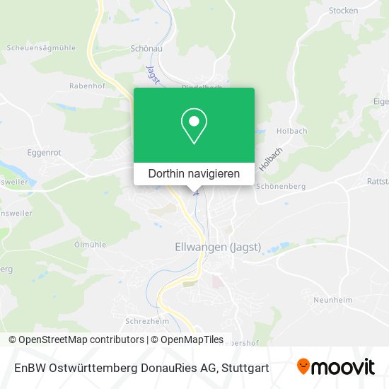EnBW Ostwürttemberg DonauRies AG Karte
