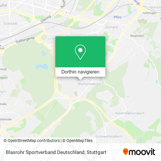 Blasrohr Sportverband Deutschland Karte