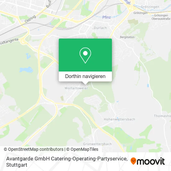 Avantgarde GmbH Catering-Operating-Partyservice Karte