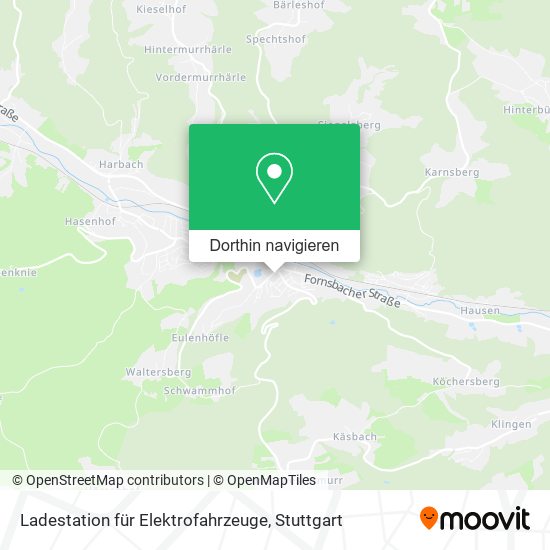 Ladestation für Elektrofahrzeuge Karte