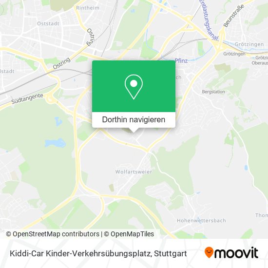 Kiddi-Car Kinder-Verkehrsübungsplatz Karte