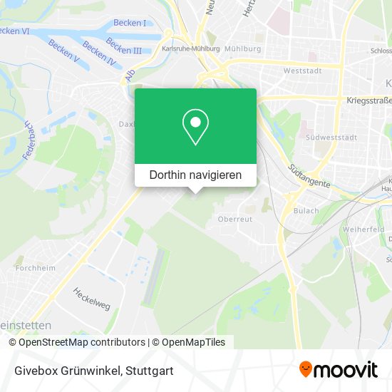 Givebox Grünwinkel Karte