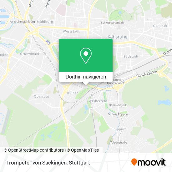 Trompeter von Säckingen Karte