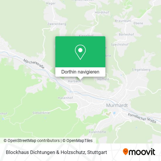 Blockhaus Dichtungen & Holzschutz Karte