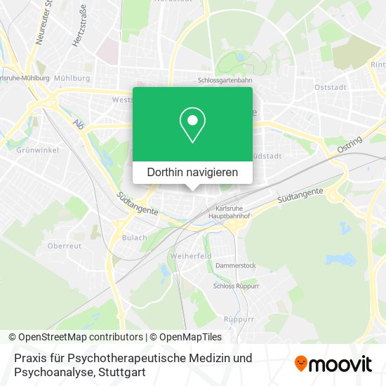 Praxis für Psychotherapeutische Medizin und Psychoanalyse Karte