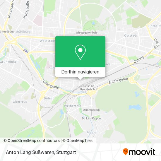 Anton Lang Süßwaren Karte