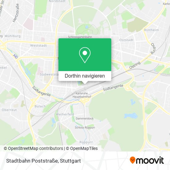 Stadtbahn Poststraße Karte