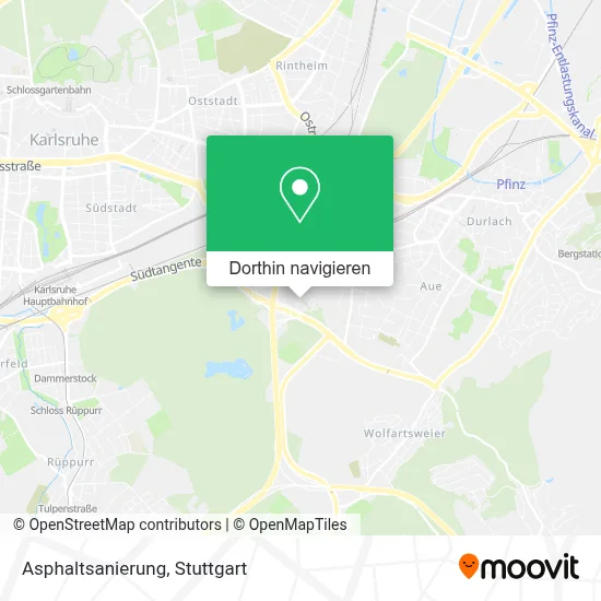 Asphaltsanierung Karte