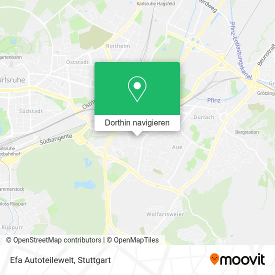 Efa Autoteilewelt Karte