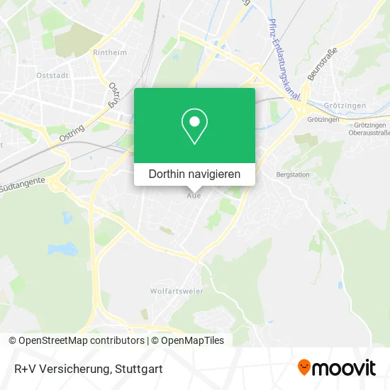 R+V Versicherung Karte