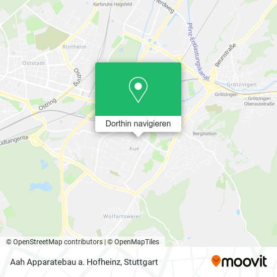 Aah Apparatebau a. Hofheinz Karte
