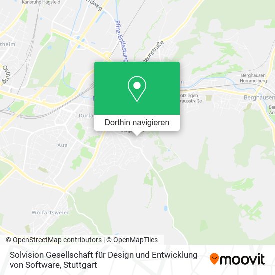 Solvision Gesellschaft für Design und Entwicklung von Software Karte