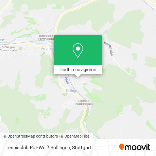 Tennisclub Rot-Weiß Söllingen Karte
