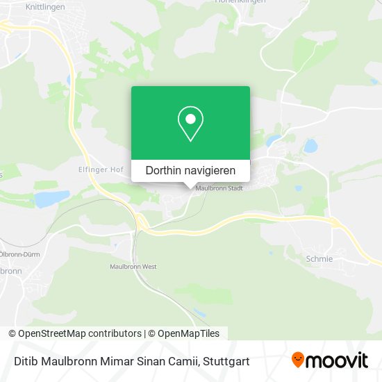 Ditib Maulbronn Mimar Sinan Camii Karte